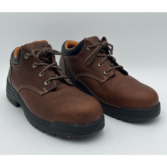 Timberland PRO PowerFit Titan Safety Toe Brown Work Shoes Mens 10.5M 47028